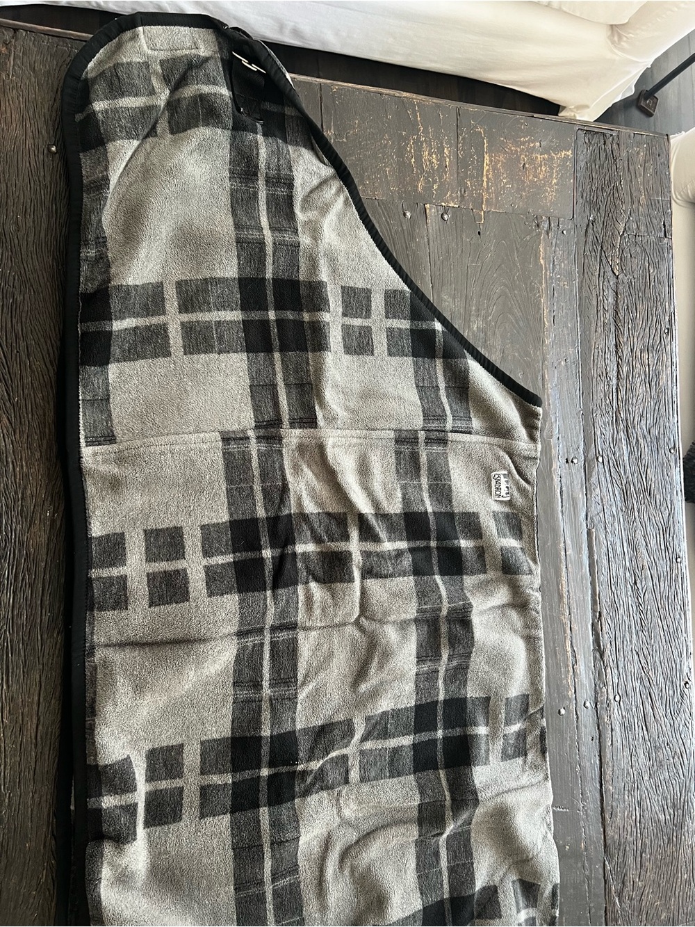 Eskadron Grey/Black  Plaid Gray Plaid Fleece Horse Cooler  - XL  Dressage Jumper